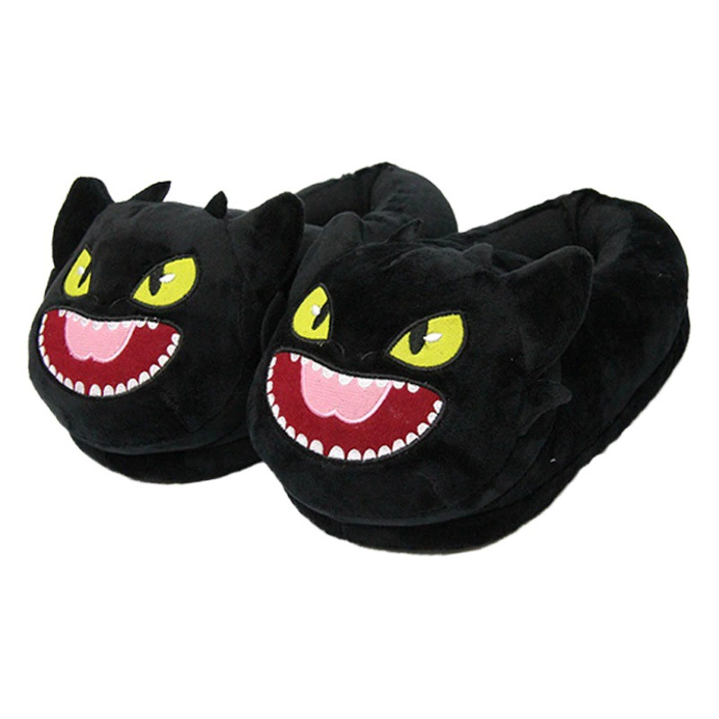 2025 трансграничный аниме мультфильм плюшевые тапочки в помещении пара хлопчатобумажные тапочки для дома теплые осенние и зимние хлопковые ботинки оптом