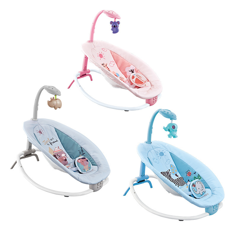 Silla plegable multifuncional para bebés, asiento de vibración de música para bebés, proyección de cuna recién nacida, sillón ajustable y tranquilizador image 5