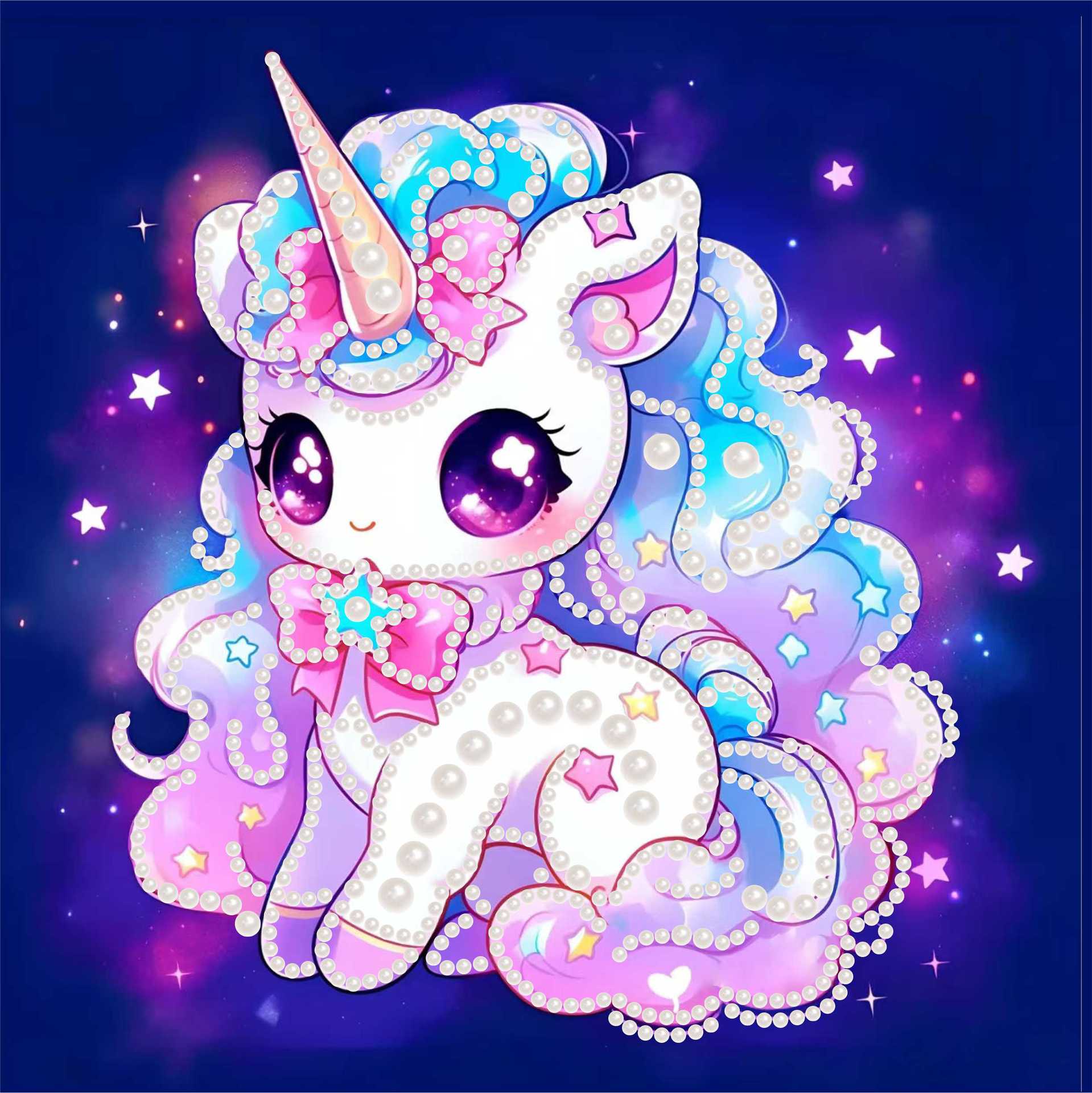 New Pearl Painting with Adhesive Backing, Handmade DIY Material Kit, Christmas Event Team Building Gift, Children's Toy