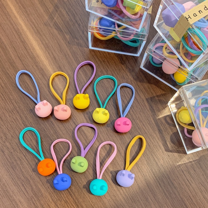 El lazo para el cabello del bebé no daña el cabello, banda de goma pequeña, cuerda para la cabeza, banda de goma elástica alta, cuerda para el cabello para niñas, tocado, accesorios para el cabello para niños al por mayor