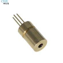 工业级激光管6mm/4mm5mW红光点状激光二极管可调焦距镭射头650nm