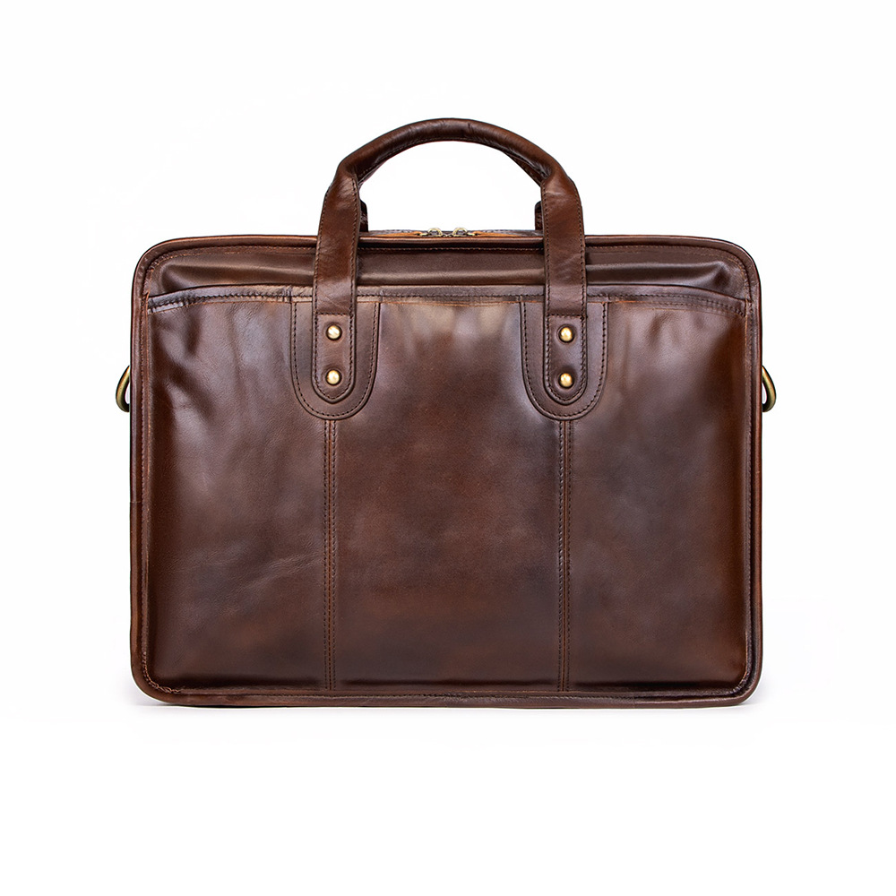 Jiameida retro header leather men's bag source factory a hand -made…