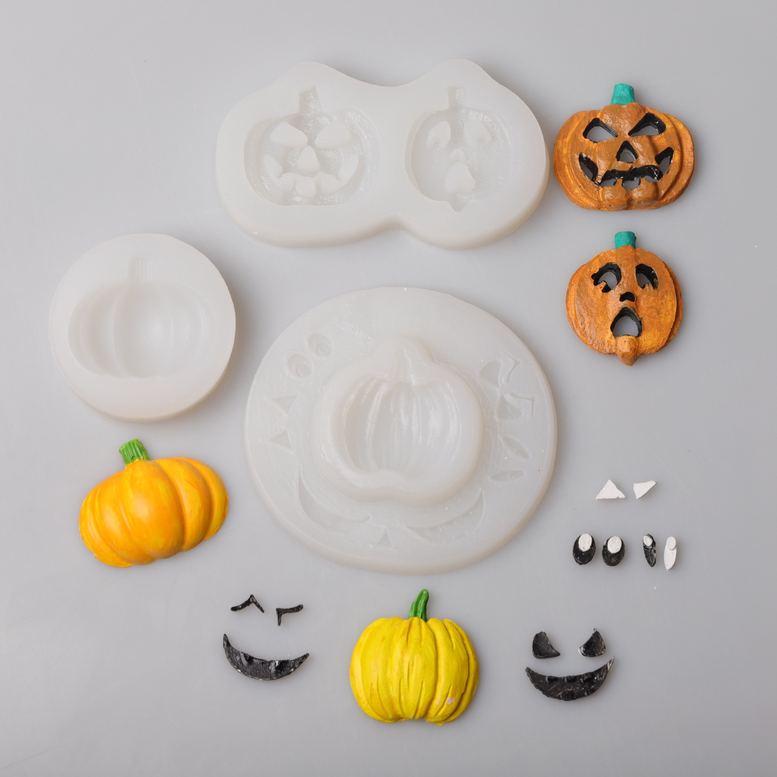Хэллоуин тыква Eso Pumpack плесень Ароматический гипс DIY сахар шоколад выпечка украшения силиконовая форма