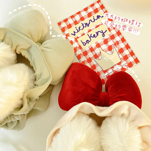 Yilan internet celebrity style ins style winter earmuffs, plush and warm, Korean style cute warm earmuffs, girly heart windproof earbags