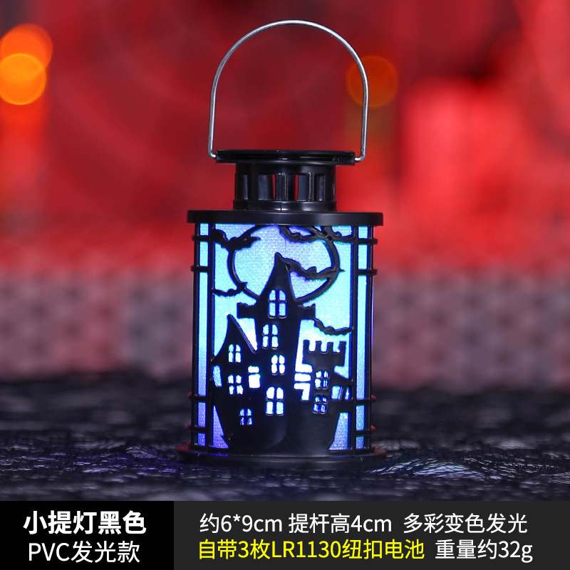 国境を越えたハロウィーンの道具はledカボチャのランプを手にしてdiy材料で子供の発光提灯を包んで露店を出す|undefined