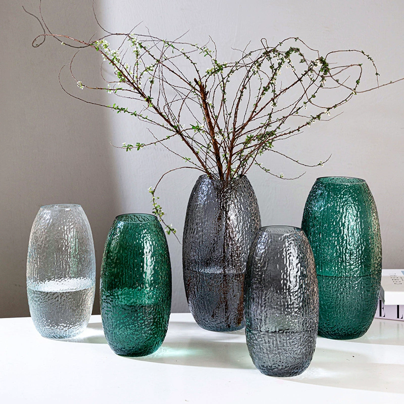 Большая ваза от пола до потолка Бодхи стеклянная ваза прозрачные цветы