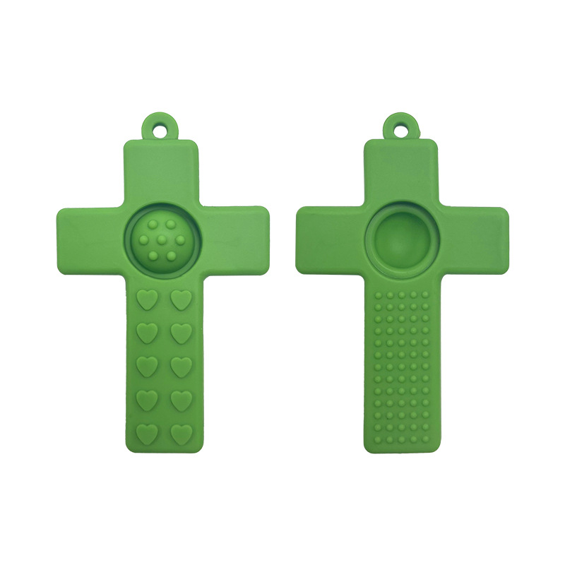 Cruces transfronterizas en caliente ecológicas de grado alimenticio anti-comer mano tranquilizadora diente entrenamiento oral arco iris fábrica de bloques directos