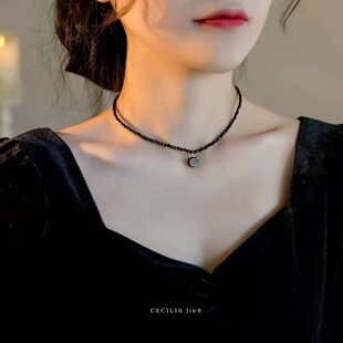 Chain for key bag , necklace, internet celebrity, Korean style, 14 carat 4