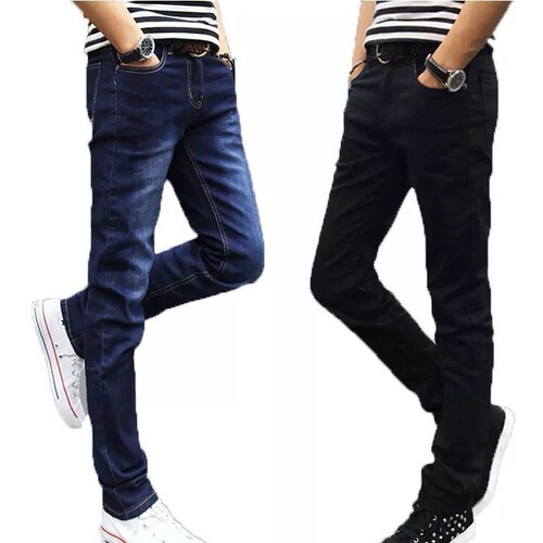 Summer 2020 Popular Elastic Men's Jeans Korean Style Fashion Trend Brand Mini Straight Pants Direct Sale