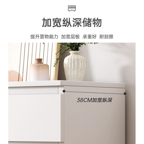Wall-mounted storage cabinet for bedroom, minimalist modern living room storage cabinet, bed-side stand, multi-layer drawer cabinet