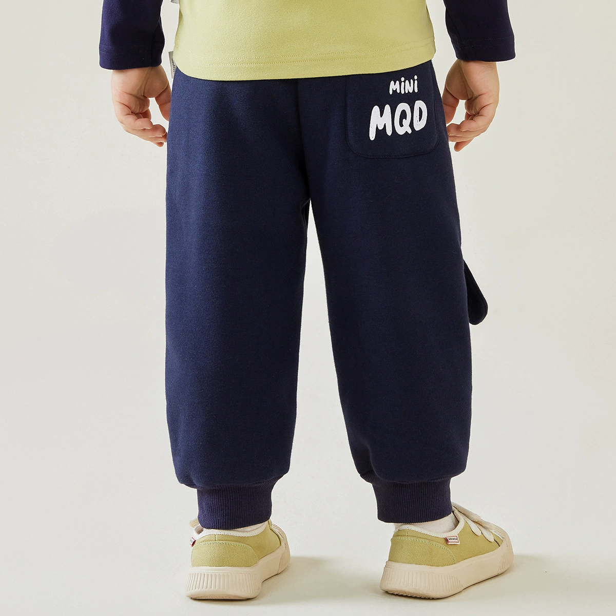 Demi-season children's keep warm trousers for boys, increased thickness