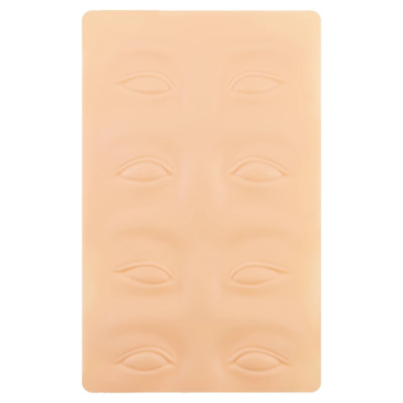 Práctica de tatuaje semipermanente, ingenio de cuero, silicona de alta calidad, tatuajes de cejas de cuero de imitación engrosados, delineador de ojos, cuero falso novato