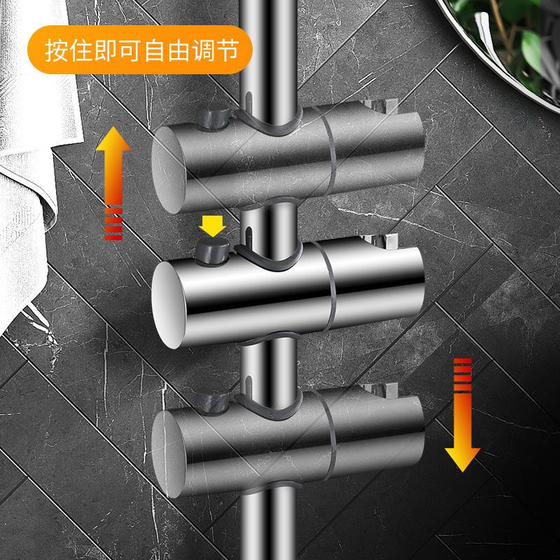 The non-drilling showerhead bracket, a bathroom shower head fixing wonder, adjustable showerhead hanger base, direct sales and hot sale undefined