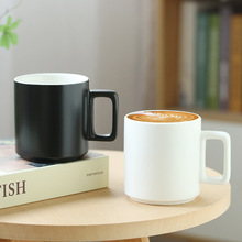北欧哑光创意马克杯牛奶杯陶瓷水杯情侣对杯 可印制