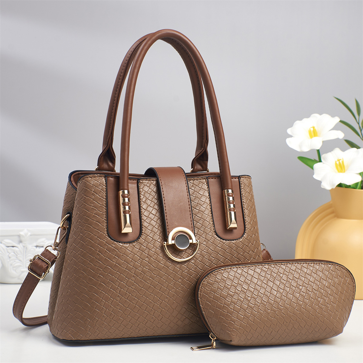 Versión coreana del bolso de mensajero para mujer de moda, bolso de mujer, bolso de hombro, bolso de mujer, temperamento de todo fósforo, nuevo bolso grande