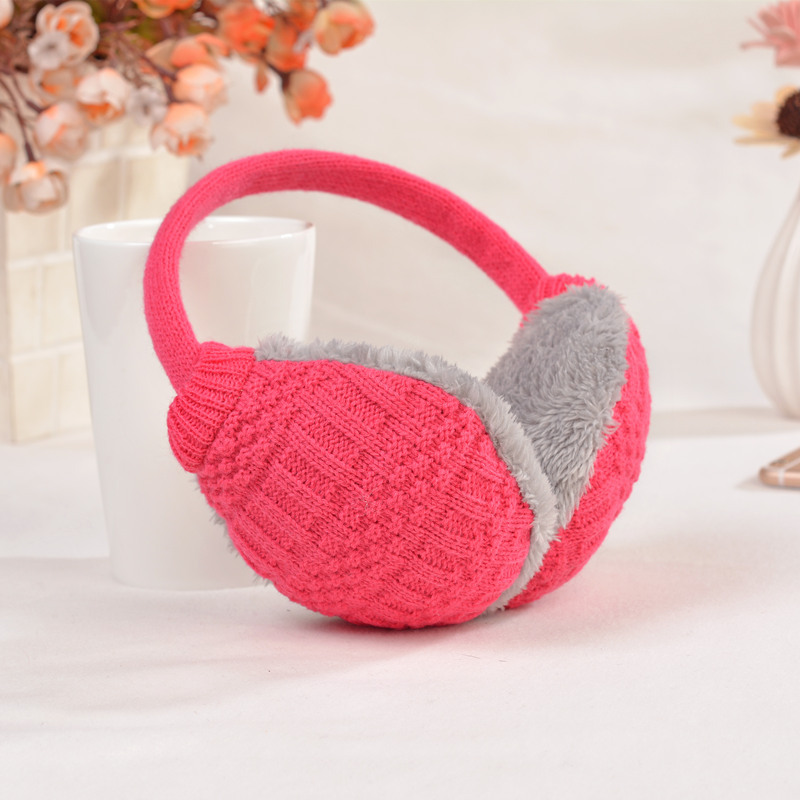 thumbnail image 5 of Winter Warm Knitted Ear Muffs Calentadores de oídos Mujeres Niñas Ear Offs Earlap Plush Knit, 5 of 5