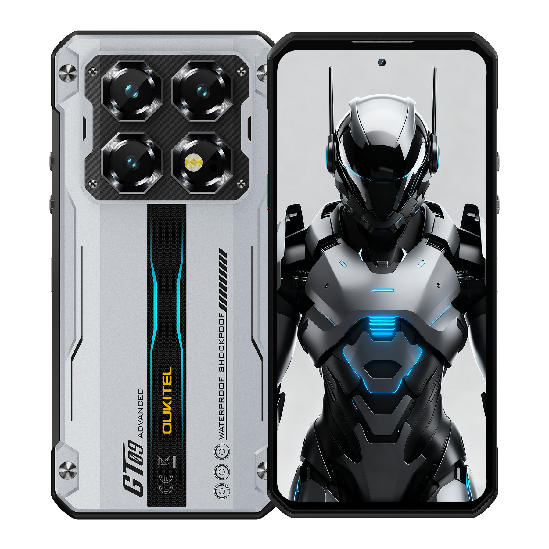 2025 nuevo OQI WP60 7 pulgadas gran pantalla hornet tres teléfonos inteligentes de seguridad entrega en Hong Kong