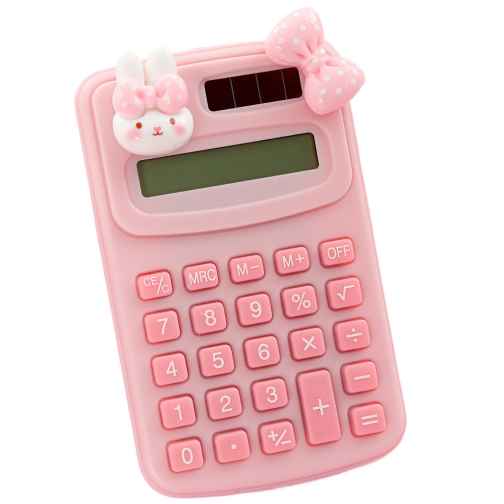 Mini Calculadora Portátil de Plástico Pantalla de 8 Dígitos para Estudiantes y Oficina