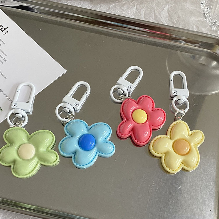 Colorful Floral Keychain 3