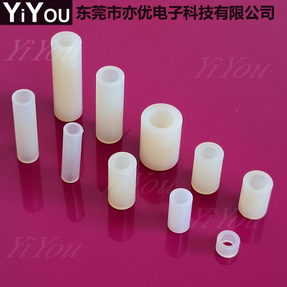 直通管PCB板圆形加厚增高垫绝缘主板空心管圆体垫高隔离柱