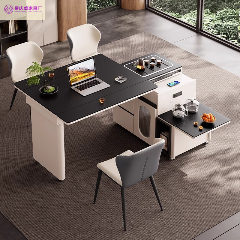Simple Slate Dining Table for Large and Small Apartments, Mobile, Extendable, Modern, Foldable, Multifunctional Tea Table, Folding Dining Table Simple Slate Dining Table for Large and Small Apartments, Mobile, Extendable, Modern, Foldable, Multifunctional Tea Table, Folding Dining Table