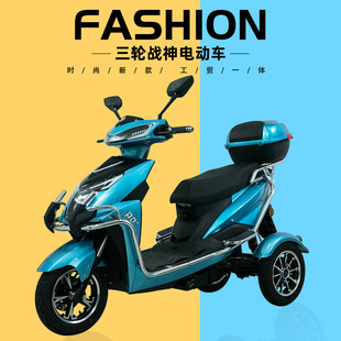 定/制出口訂單電動三輪車自行車電瓶車代步雙人男女電動車跨境