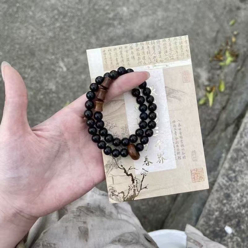爆款新中式平安锁串珠叠戴手串装古风小众蝴蝶设计夜市摆摊手串|undefined