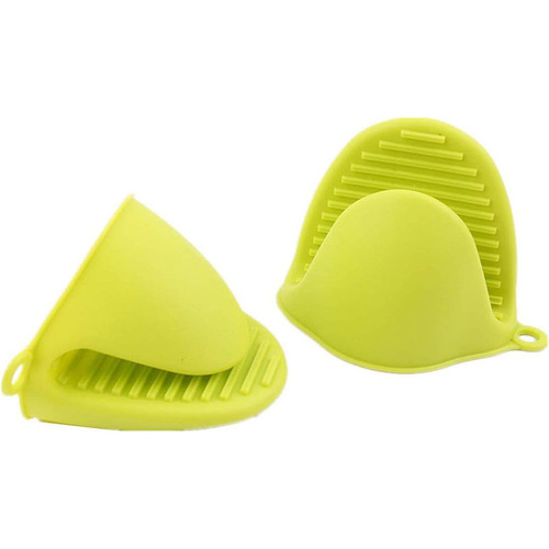 Microwave and Oven Insulated Glove Silicone Tongs, Thick-Handle Baking Tongs