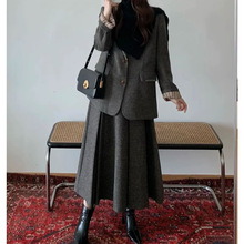 巨好看的西装套装女2025秋季新款超火流行穿搭一整套高级感两件套