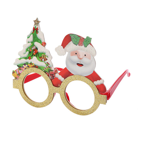Christmas decorative glasses for adults and children Christmas gifts holiday supplies gifts party creative glasses frames wholesale