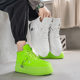 2023 Spring and Autumn new high-top white shoes men's thick-soled height increasing sneakers men's fashionable shoes white sports casual shoes