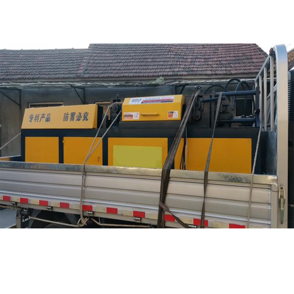 钢筋拉直切断一体机 12mm钢筋自动截断机 电动型圆钢拉丝设备