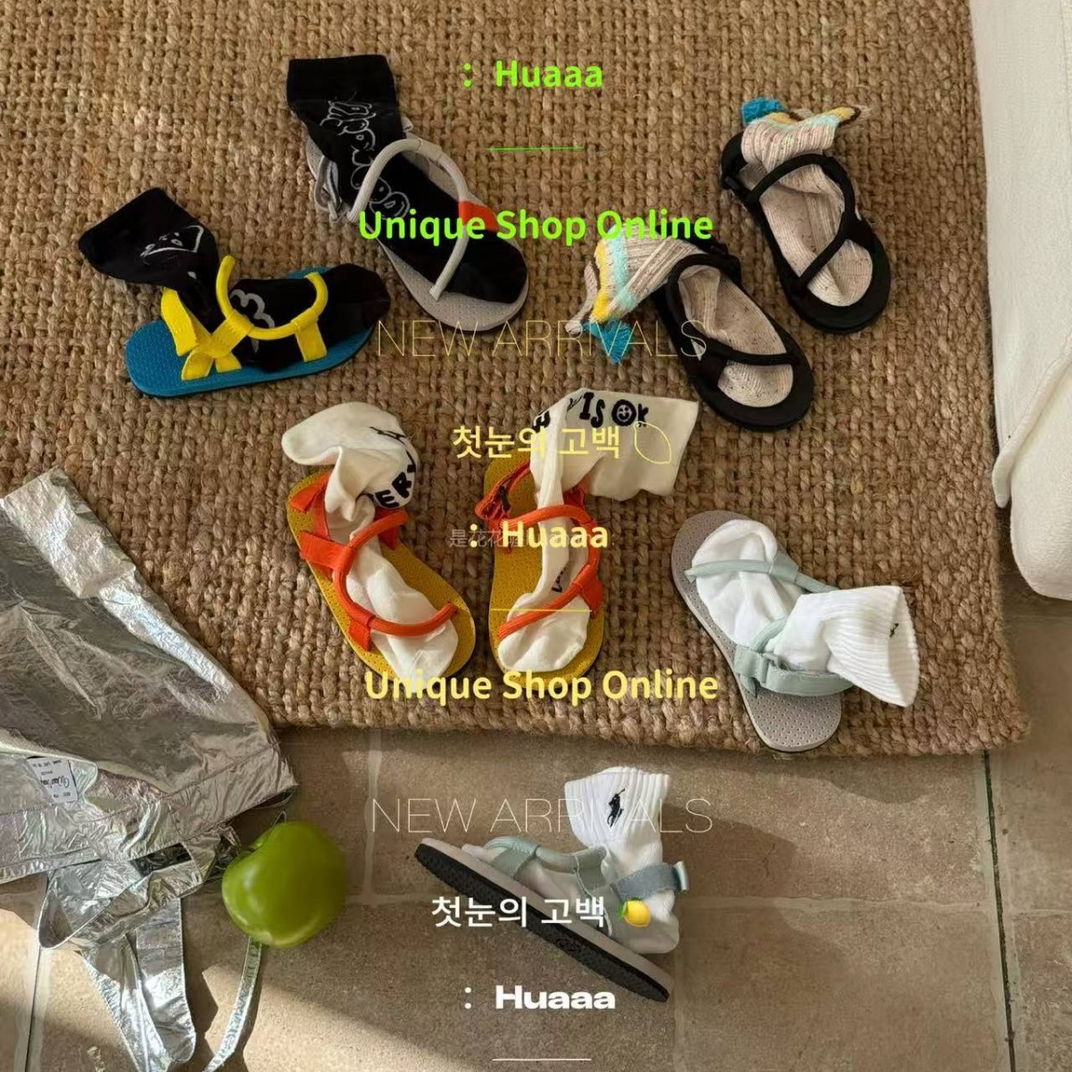 Japanese Meishan Montbe Outdoor Water Sandals Beach Slippers Children's Parent-Child Fashion Japanese Non-Slip Beach Shoes