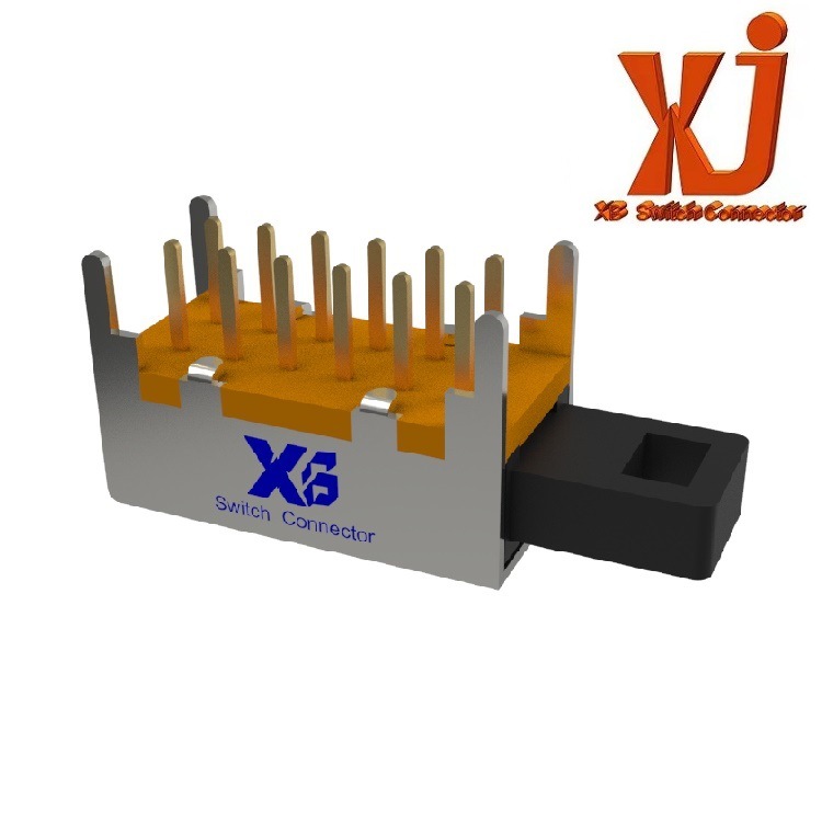 销售卧式复位开关 RF-PS42D02 直键开关 按钮开关 双排按键开关