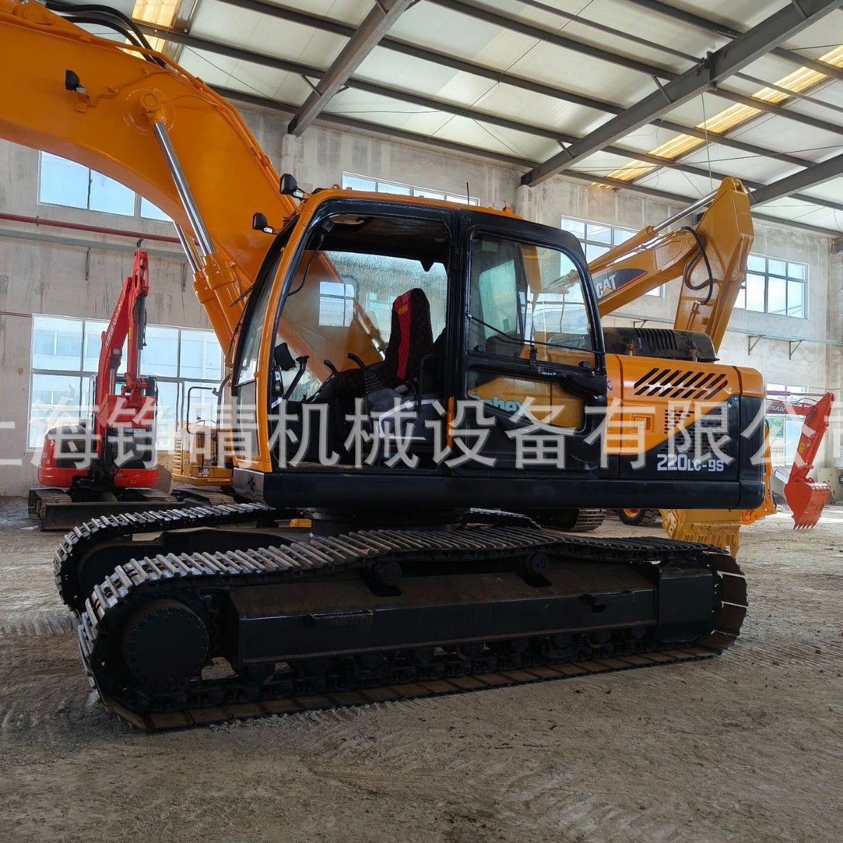 二手现代220-9挖掘机huundai 上海现货出口挖掘机械中型