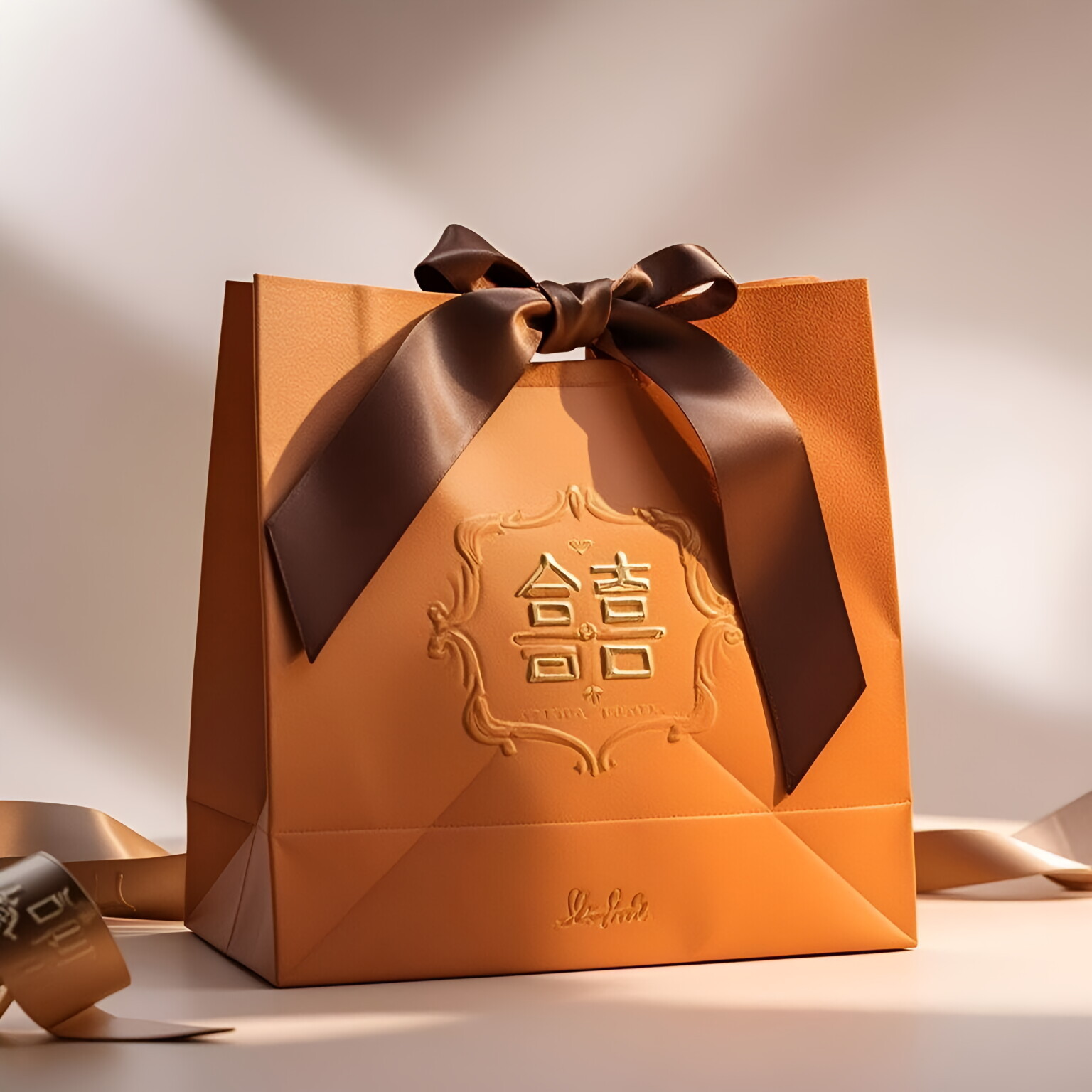 纸袋啶制手提袋礼品袋服装店礼品袋子轻奢高档衣服纸质新款黑色