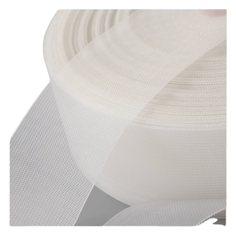 Марля для штор с сетчатой подкладкой для окон с корейским сложенным нейлоновым поясом, прозрачный сетчатый ремень для штор, устойчивый к высоким температурам тканевый ремень, плетение