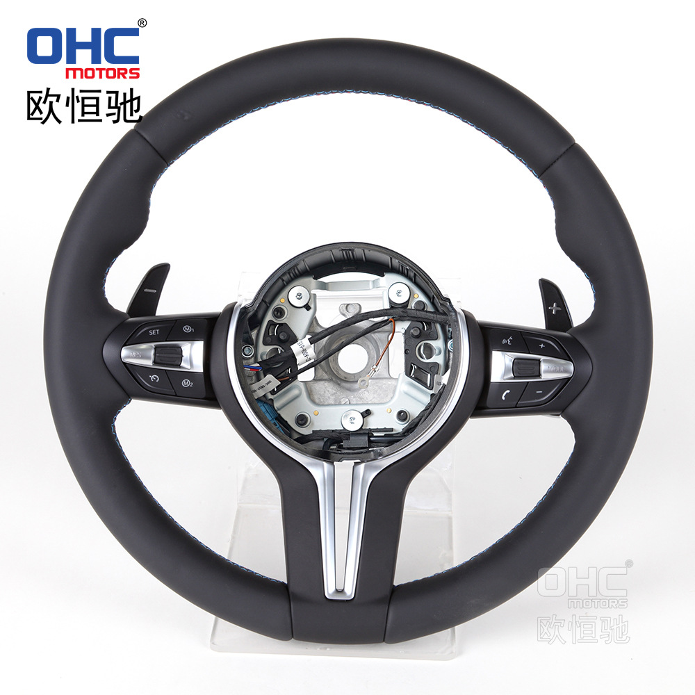 Suitable for 05-10 Bmw E60 Steering Wheel Modification and Upgrade with Buttons to Customize the Full Leather Car Steering Wheel