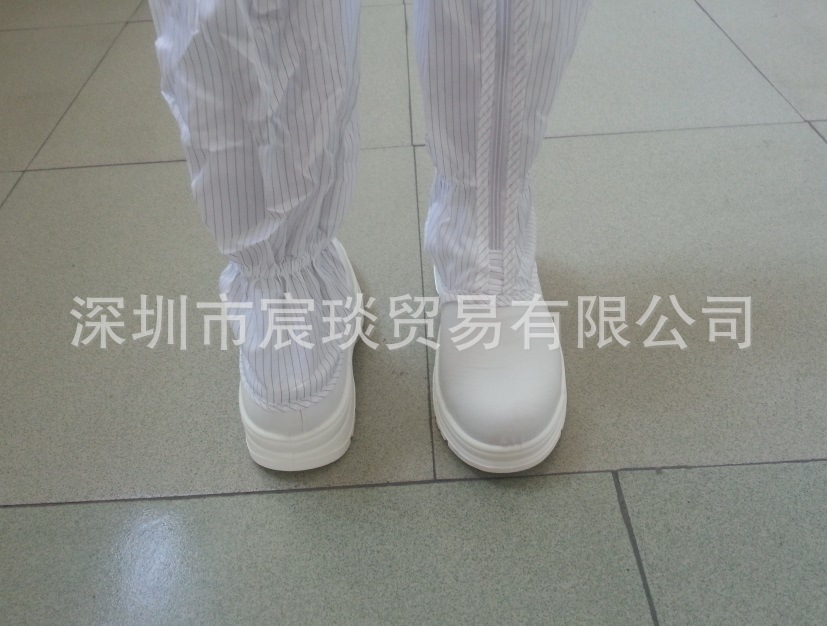 防静电防砸安全鞋白色食品厂钢包头无尘鞋食品鞋无尘劳保工作鞋