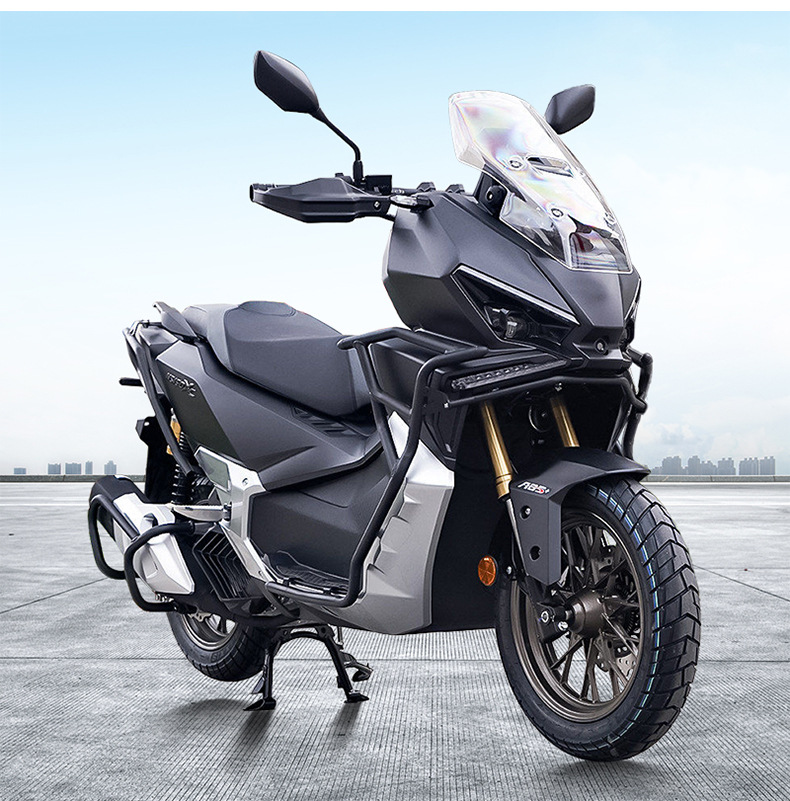 Suitable for Xin Da Zhou Honda Ns150Xc Bumper Exhaust Bar Anti-Fall Bar Water Tank Cover Exhaust Cover Modification Accessories