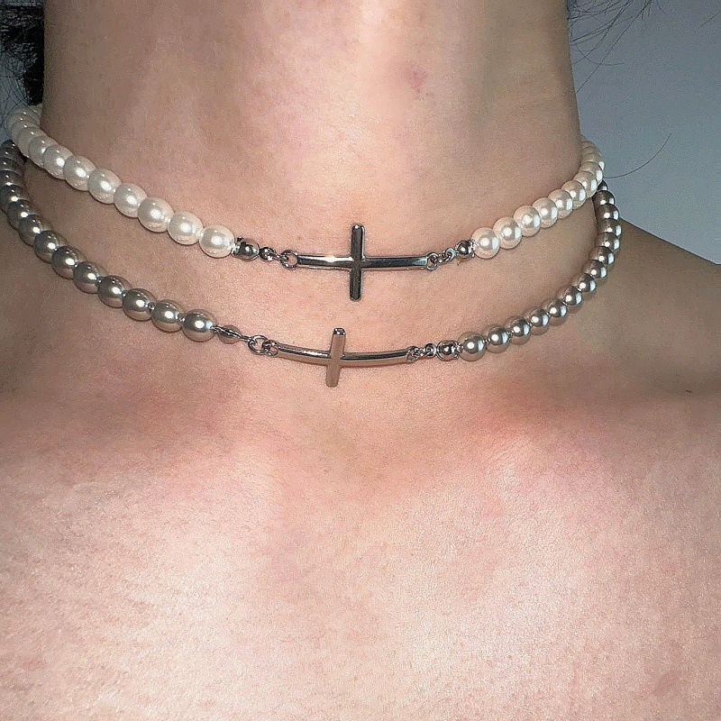 Elegant fashionable necklace pearl for men and women