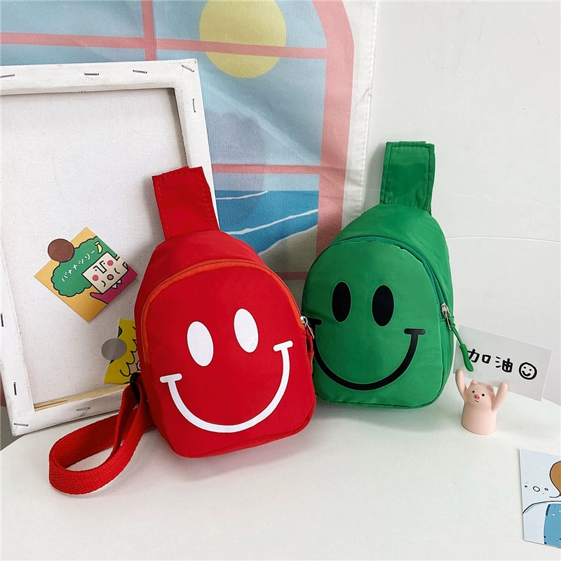 Children's bag, shoulder bag, nylon trend chest bag for boys for early age, children's backpack