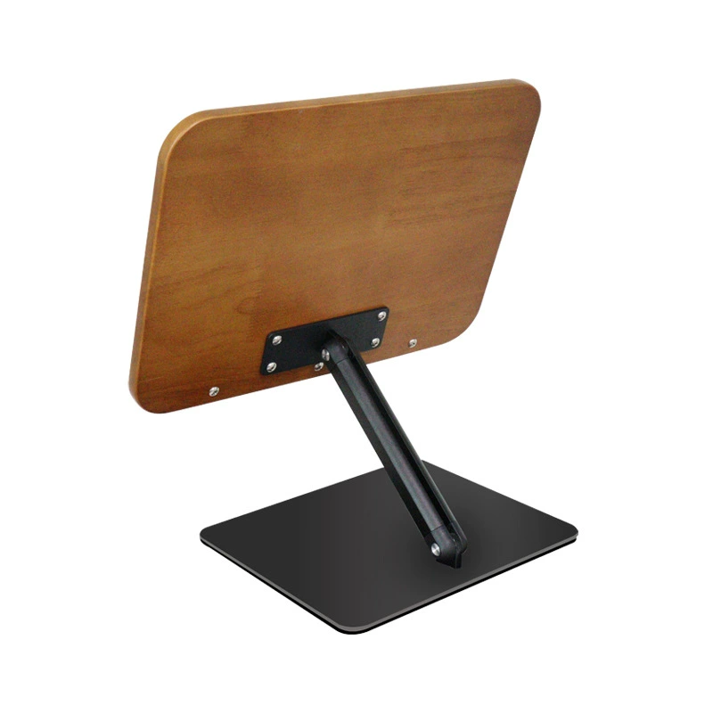 Universal reading from natural wood, table bookshelf for students, support frame