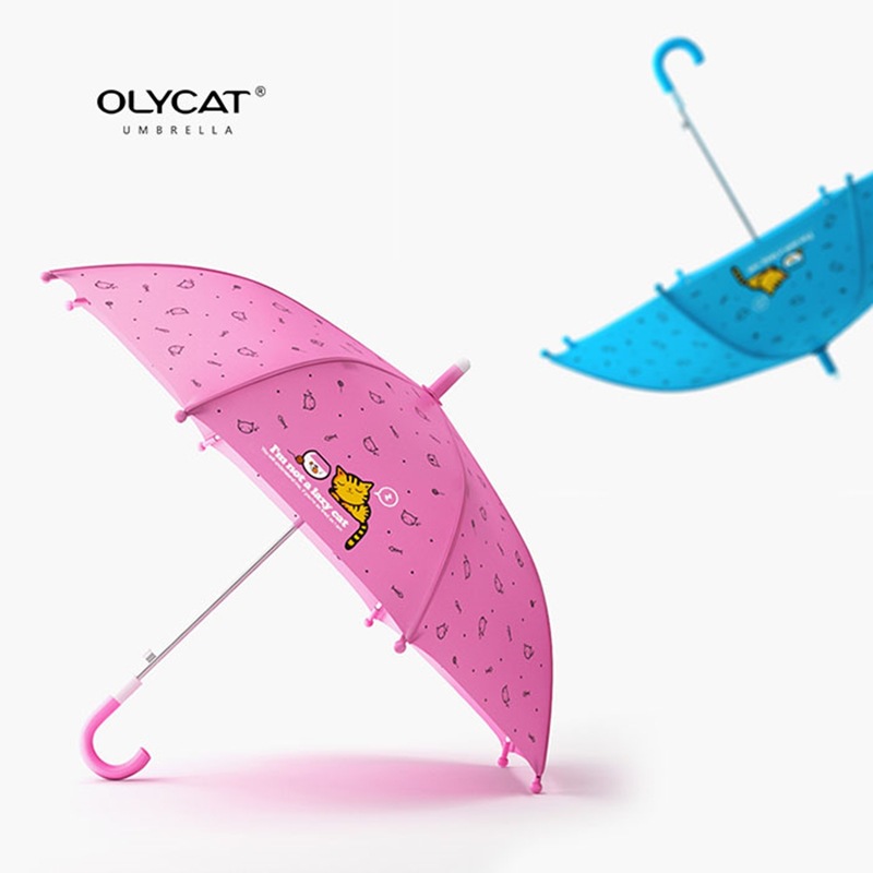 Children's cute automatic umbrella for men and women girl's