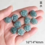蓝水翡翠莲花吊坠