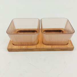 热销2格小吃托盘聚会野营居家零食盘可定制尺寸材质颜色