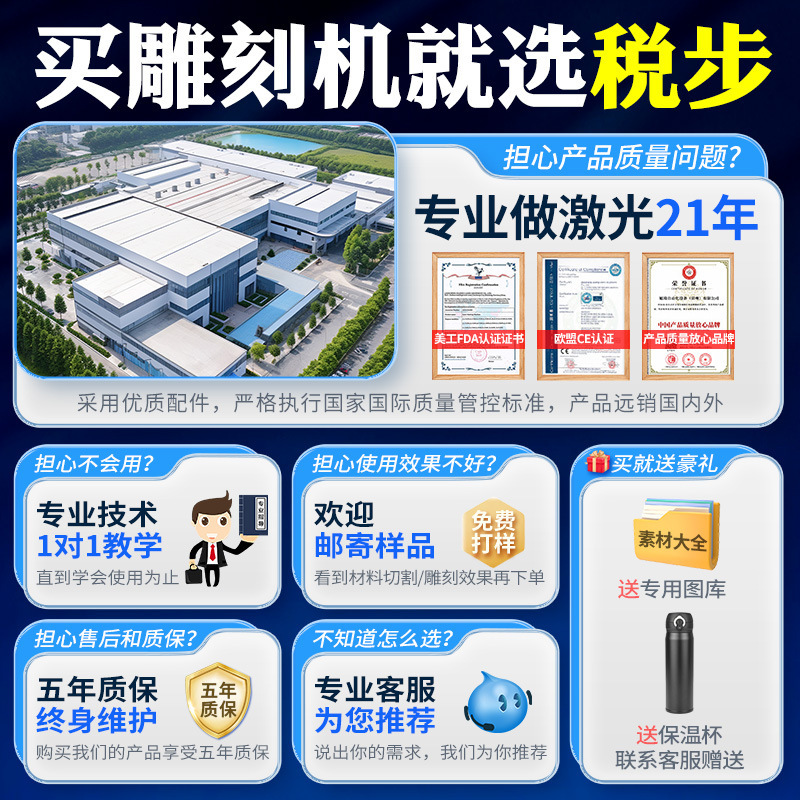 激光雕刻机小型全自动树叶亚克力木板塑料皮革二氧化碳激光切割机|undefined