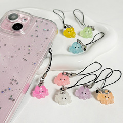 韓國韓式奶呼呼迷你可愛小章魚手機鏈果凍夜光小物件海洋生物掛件