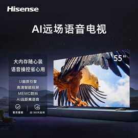 海.信55英寸悬浮屏大内存AI智能远场语音护眼液晶电视平面其他