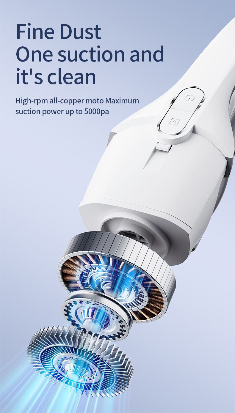 Cross-Border Car Vacuum Cleaner, Portable High-Power Vacuum Cleaner for Cars, Small Vacuum Cleaner, High Suction Handheld Vacuum Cleaner